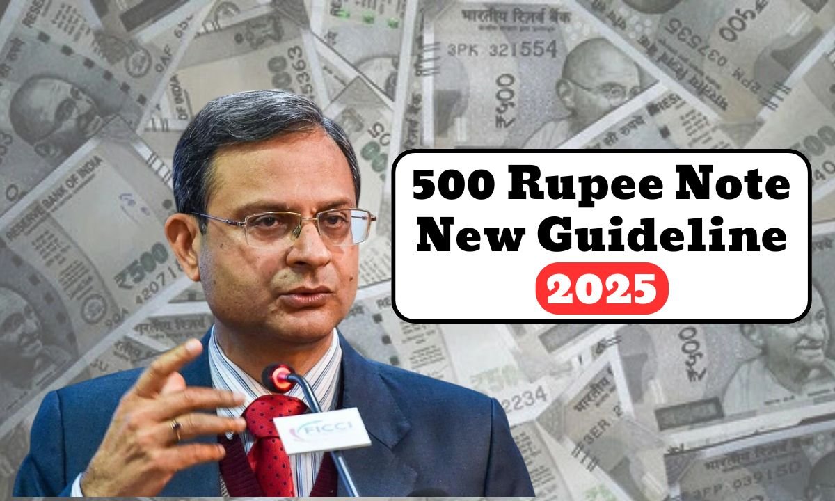 RBI's Latest Guideline on 500 Rupee Note