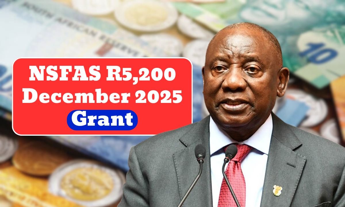 NSFAS R5,200 December 2025 Grant